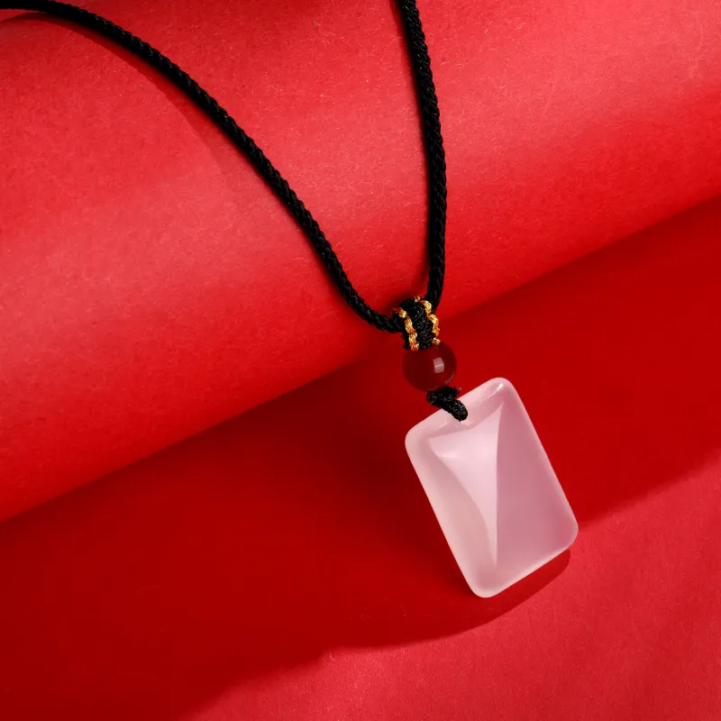 Lao Feng Xiang Chalcedony Necklaces Unisex-1
