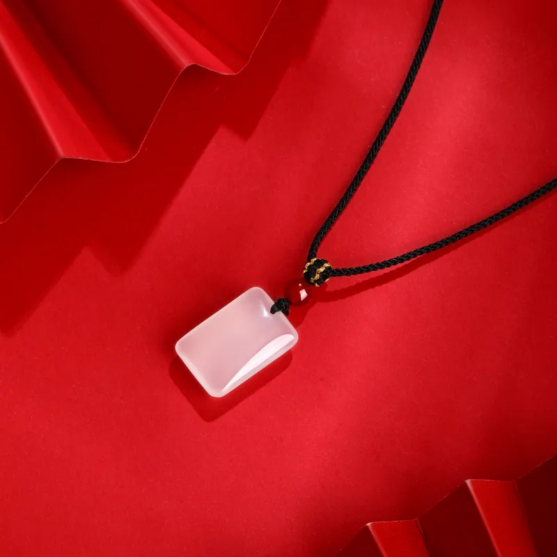 Lao Feng Xiang Chalcedony Necklaces Unisex-2
