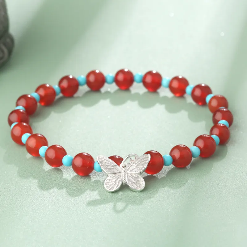 Lao Feng Xiang Agate Jade Bracelets Women's-3
