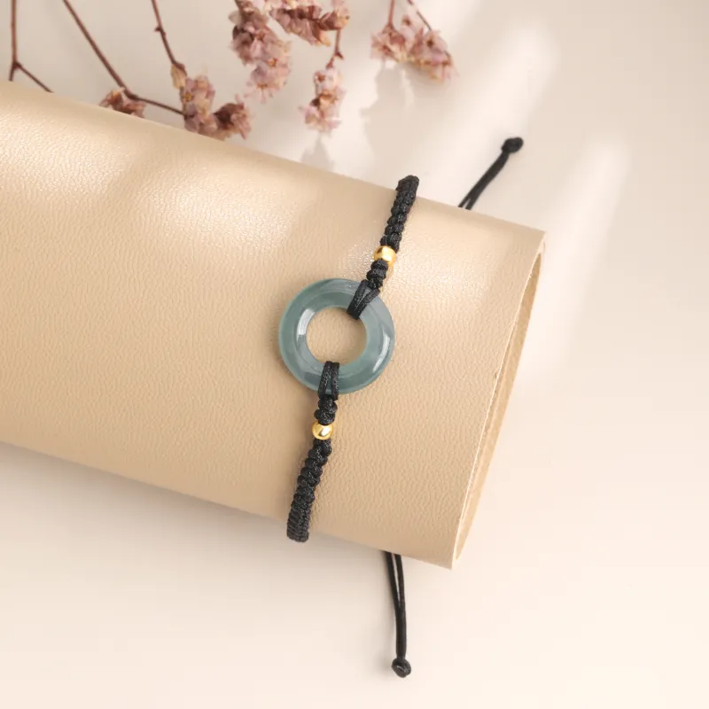 Lao Feng Xiang Glutinous Jade Jadeite Bracelets Unisex-9