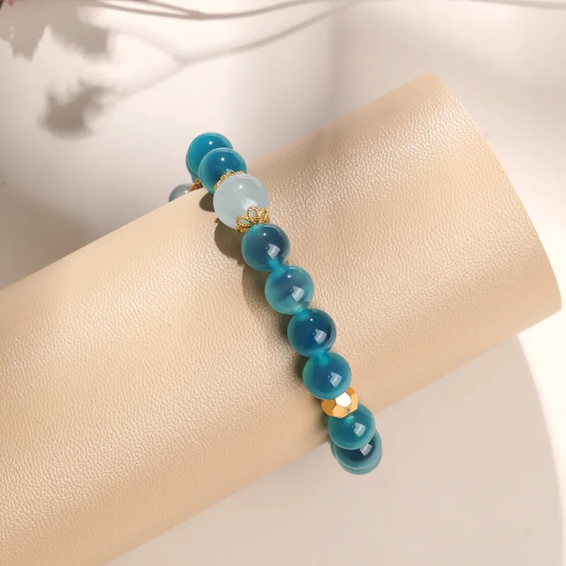 Lao Feng Xiang Agate Bracelets Women's-2