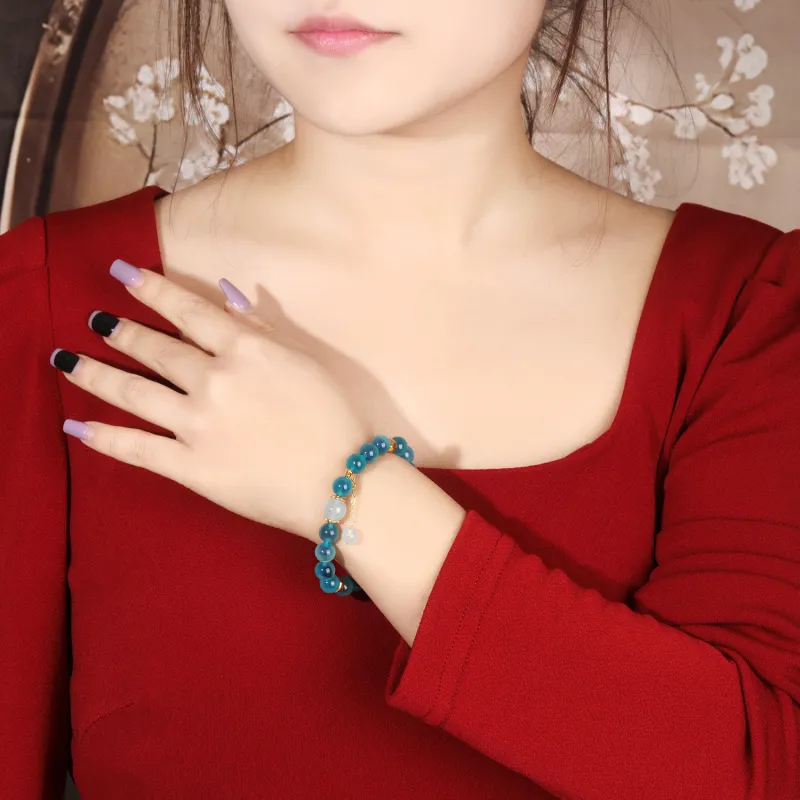 Lao Feng Xiang Agate Bracelets Women's-4