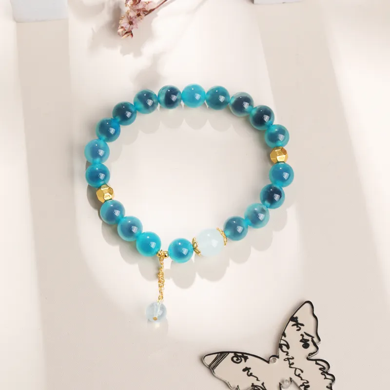 Lao Feng Xiang Agate Bracelets Women's-1
