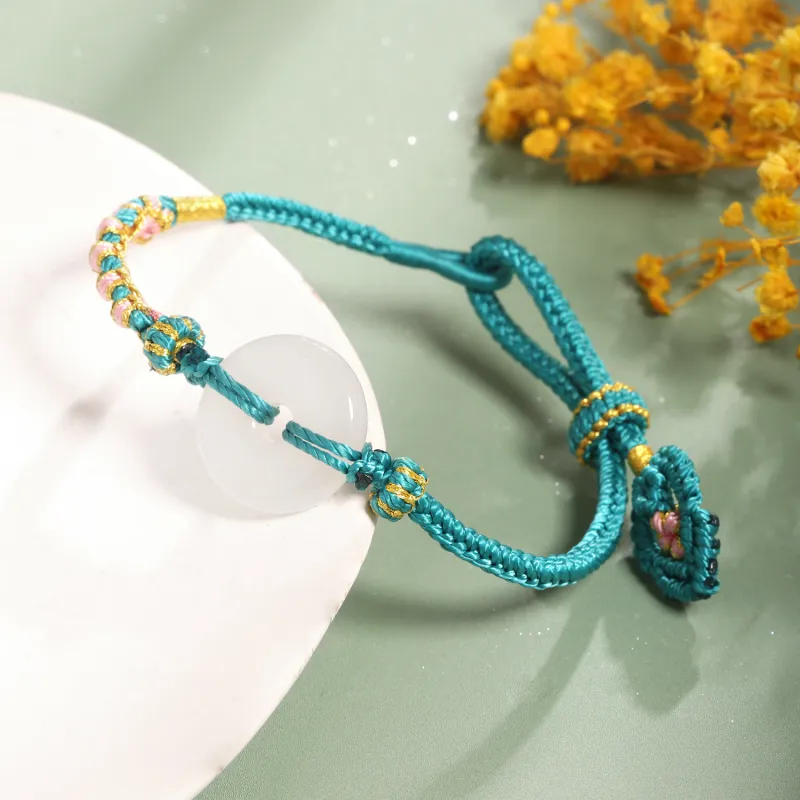 Lao Feng Xiang Hetian Jade Bracelets White Jade/Pale Greenish White Jade Unisex-1
