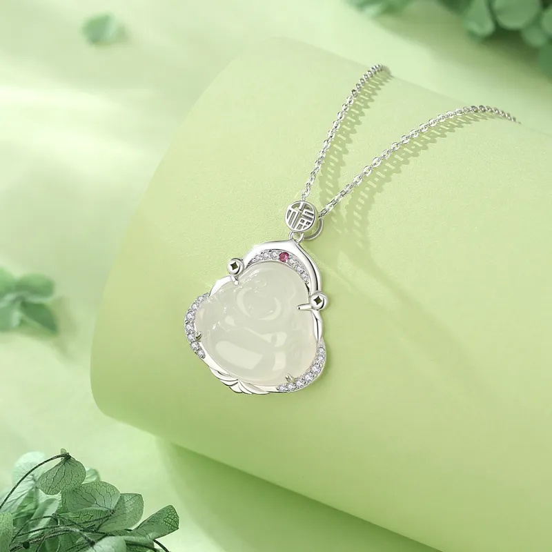 Lao Feng Xiang Chalcedony Necklaces Women's-2