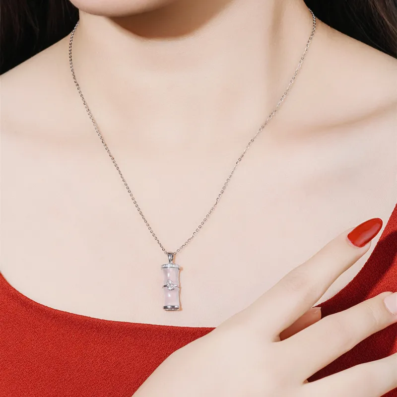 Lao Feng Xiang Chalcedony Necklaces Unisex-5