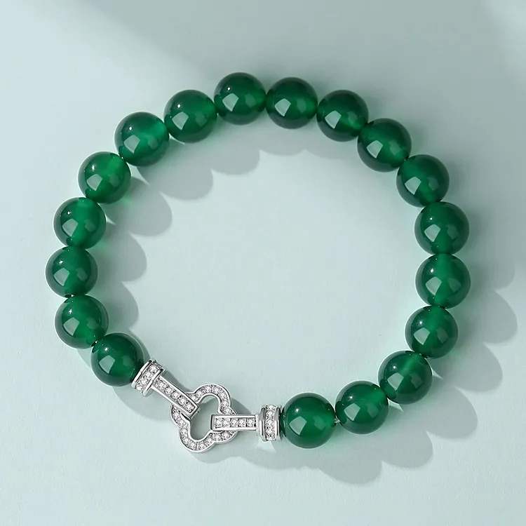 Lao Feng Xiang Agate Bracelets Unisex-3