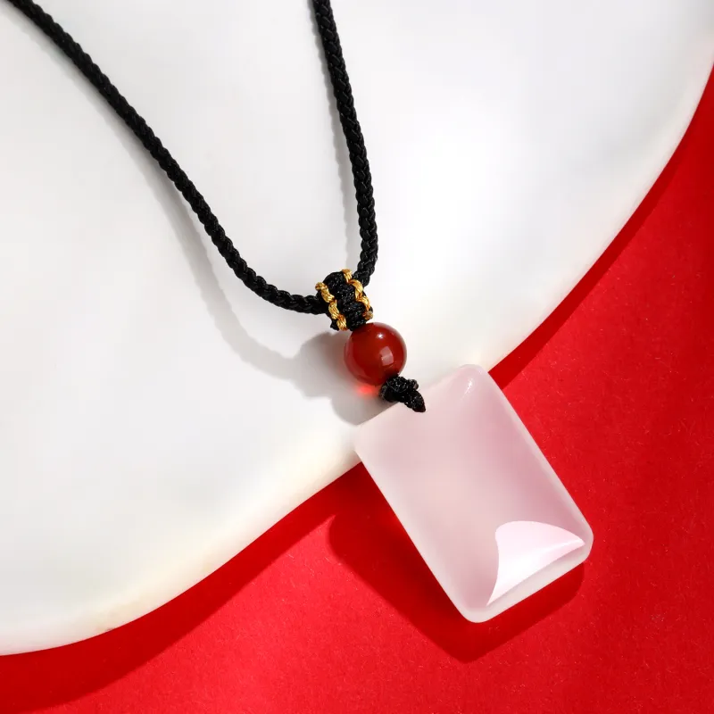 Lao Feng Xiang Chalcedony Necklaces Unisex-3