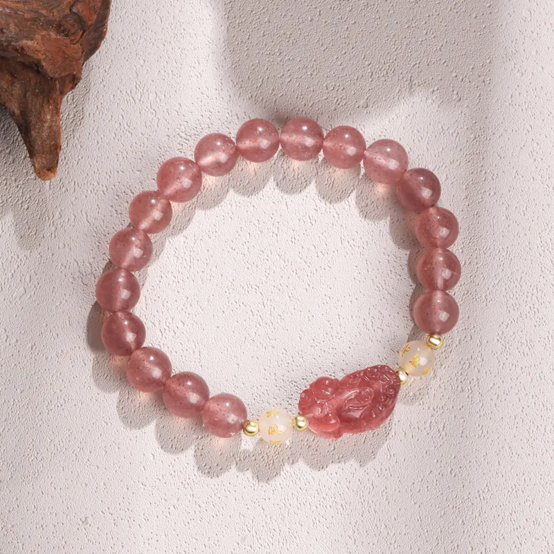 Lao Feng Xiang Processing Obsidian Bracelets Unisex-8