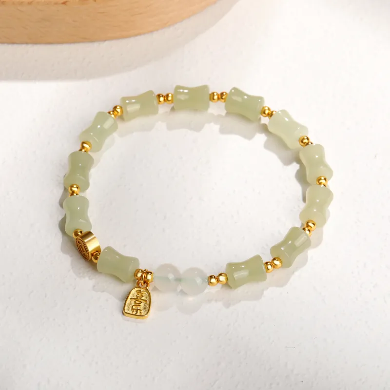 Lao Feng Xiang Hetian Jade Bracelets White Jade/Pale Greenish White Jade Women's-1