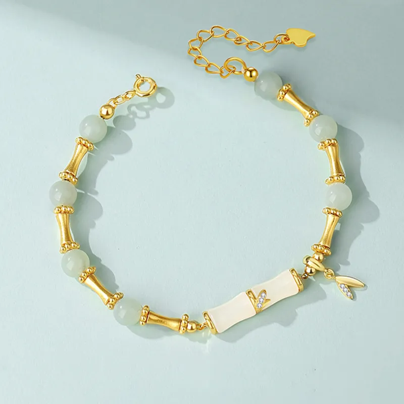 Lao Feng Xiang Hetian Jade White Jade/Pale Greenish White Jade Women's-2