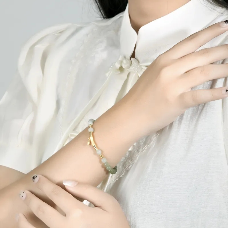 Lao Feng Xiang Hetian Jade White Jade/Pale Greenish White Jade Women's-4