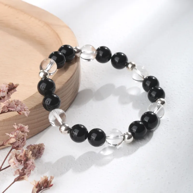Lao Feng Xiang Natural Agate Bracelets Unisex-2
