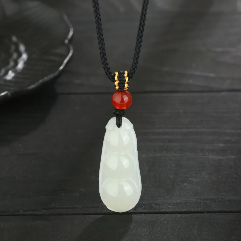 Lao Feng Xiang Hetian Jade White Jade/Pale Greenish White Jade Unisex-2