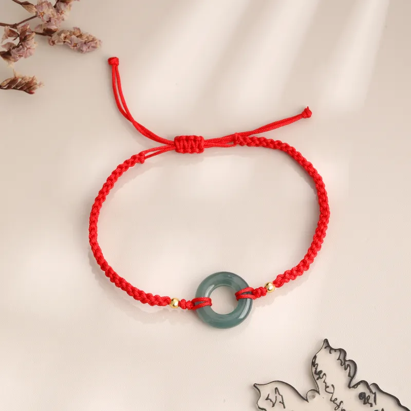 Lao Feng Xiang Glutinous Jade Jadeite Bracelets Unisex-3