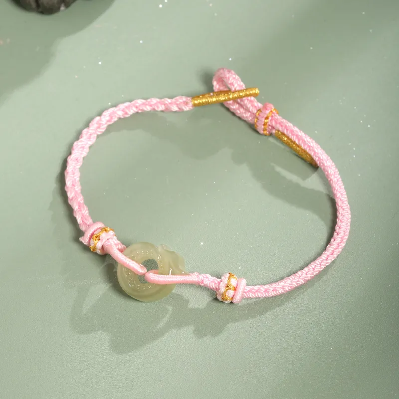 Lao Feng Xiang Hetian Jade Bracelets Jasper Unisex-1