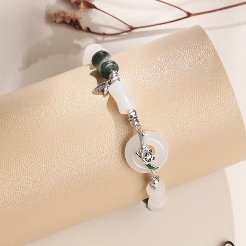 Lao Feng Xiang Chalcedony Jade Bracelets Women's-2