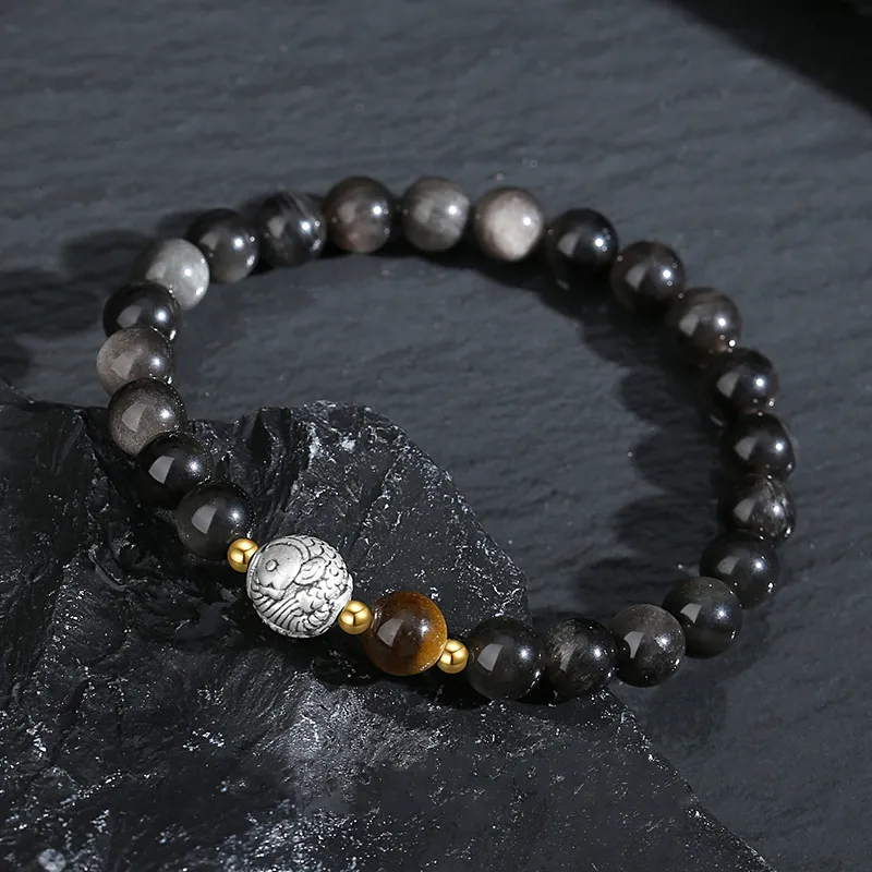 Lao Feng Xiang Obsidian Bracelets Men's-3