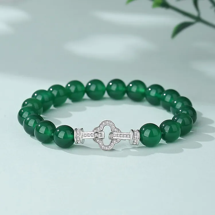 Lao Feng Xiang Agate Bracelets Unisex-2