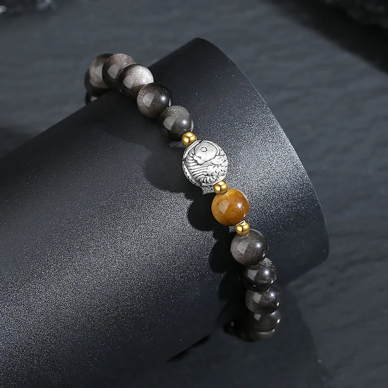 Lao Feng Xiang Obsidian Bracelets Men's-4