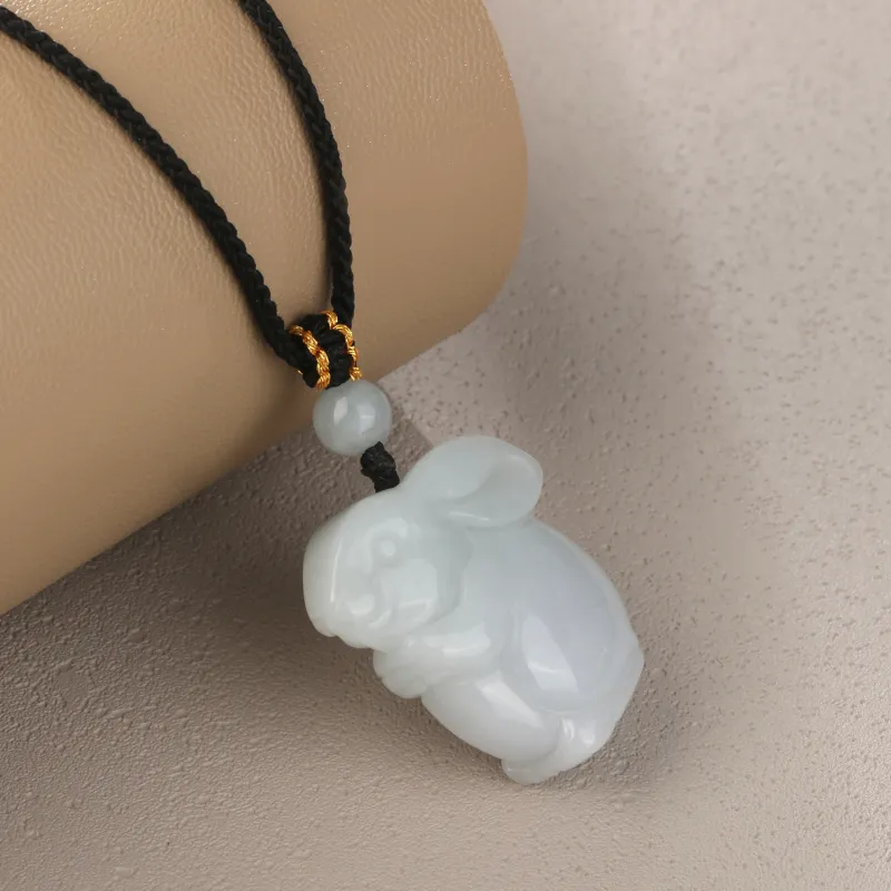 Lao Feng Xiang Bean Type Necklaces Women's-3