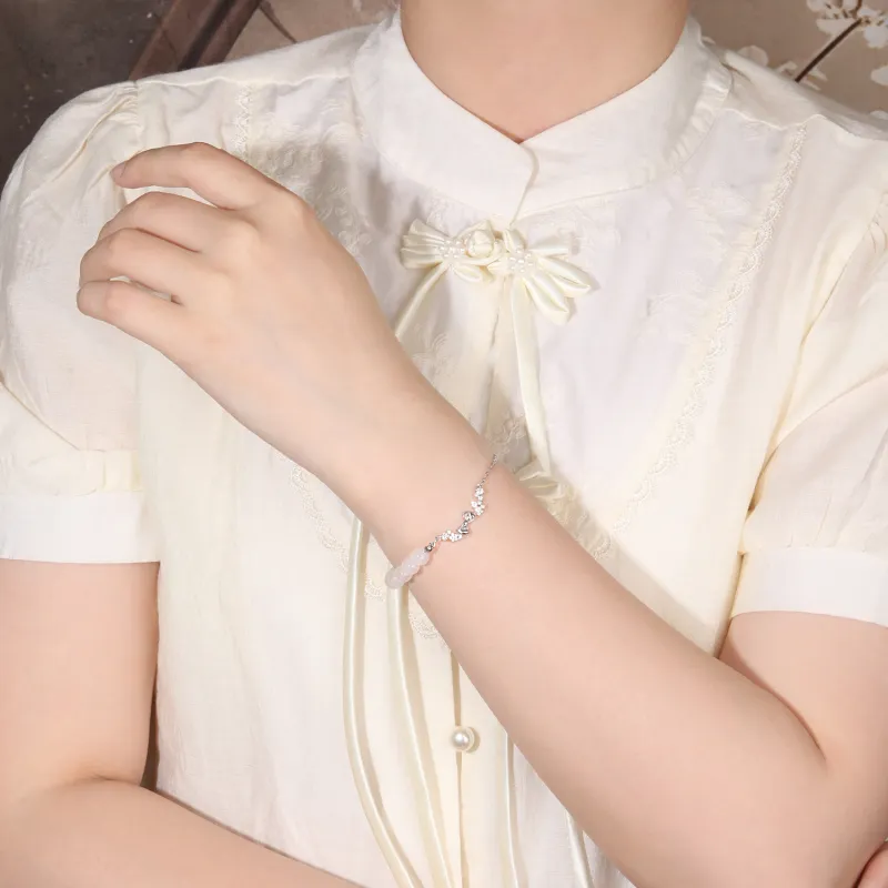 Lao Feng Xiang Chalcedony Bracelets Women's-4