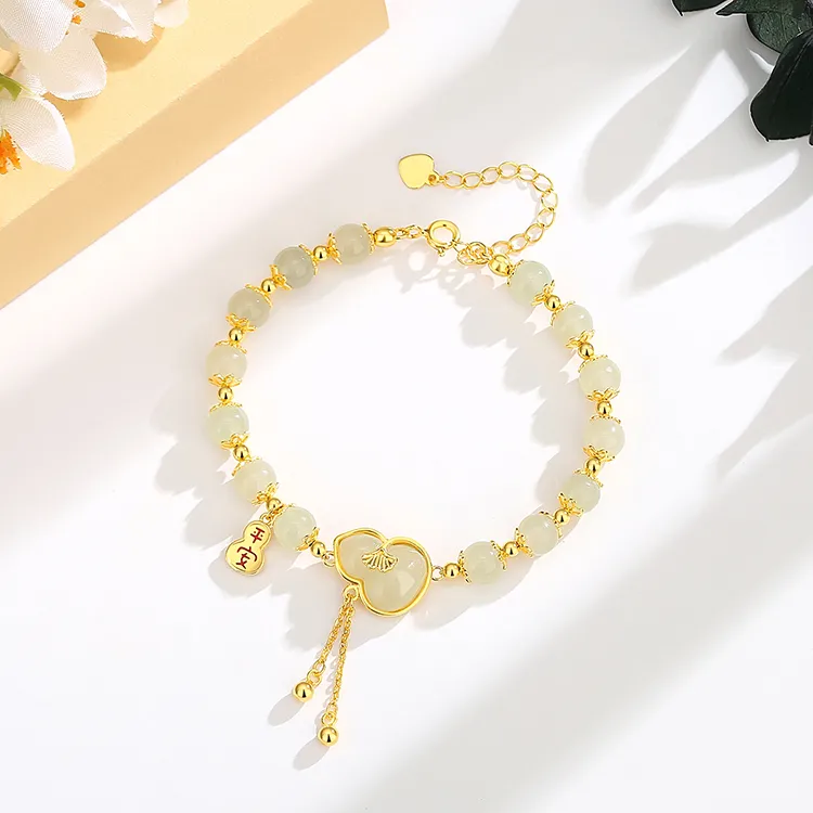 Lao Feng Xiang Hetian Jade White Jade/Pale Greenish White Jade Women's-2