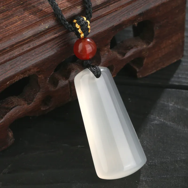 Lao Feng Xiang Chalcedony Necklaces Unisex-2