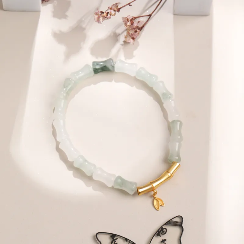 Lao Feng Xiang Tianshan Jade Bracelets Unisex-2