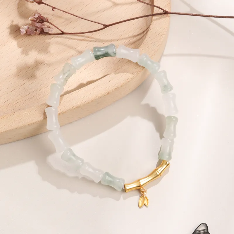 Lao Feng Xiang Tianshan Jade Bracelets Unisex-1