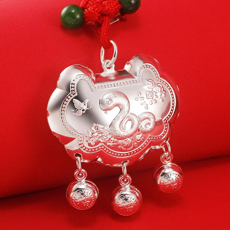 YINDIEFANG 999 Fine Silver Children's Silver Accessories Kids'-4