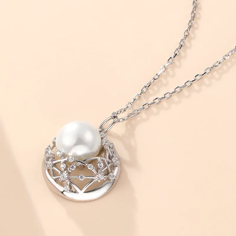 LAOYINJIANG 925 Sterling Silver Necklaces Women's-1