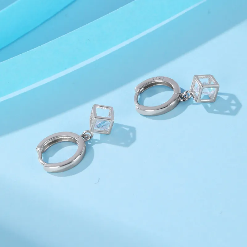 LAOYINJIANG S925 Hoop Earrings Women's-4