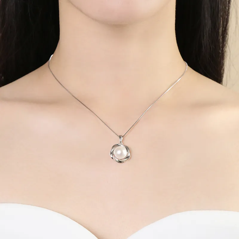 LAOYINJIANG S925 Silver Necklace, Adjustable Women's-4