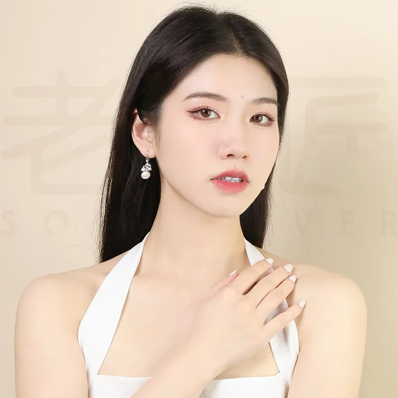 LAOYINJIANG S925 Silver Earrings Women's-3