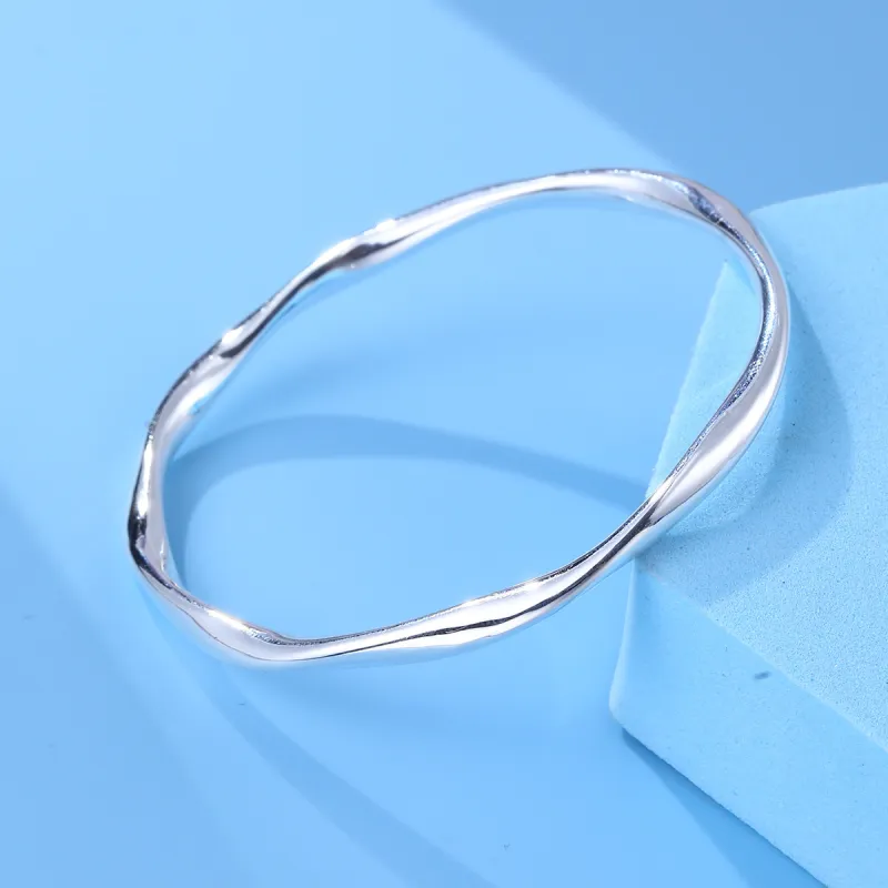 LAOYINJIANG S 999 Fine Silver Sterling Silver Bracelets Women's-4