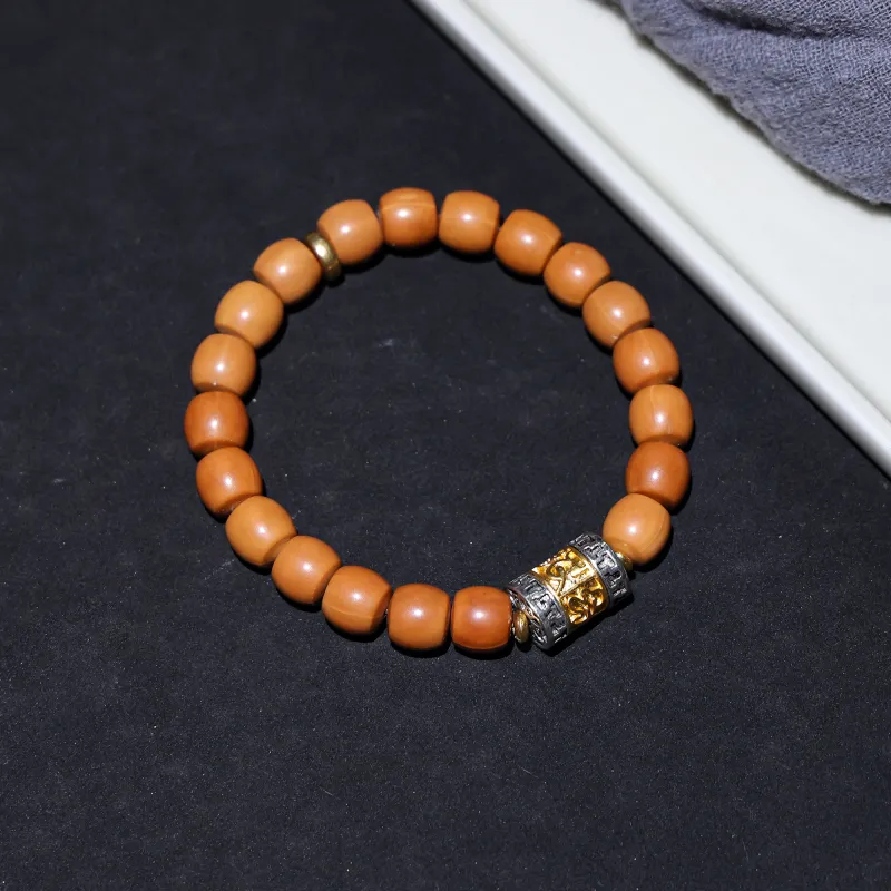 WUDE Monkey Head Walnut Wooden Bracelets Unisex-81