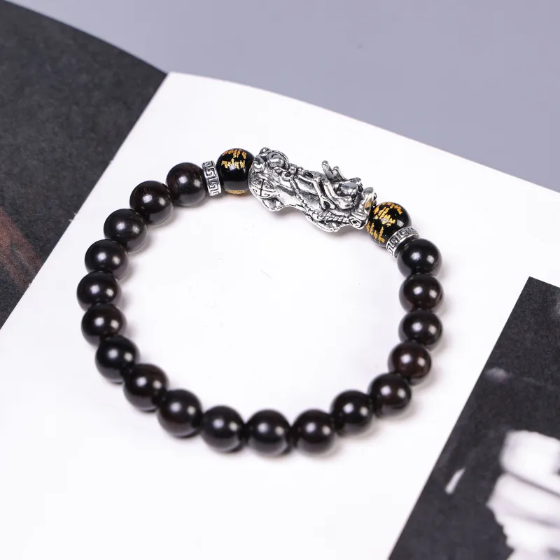 WUDE Ebony Wooden Bracelets Unisex-6