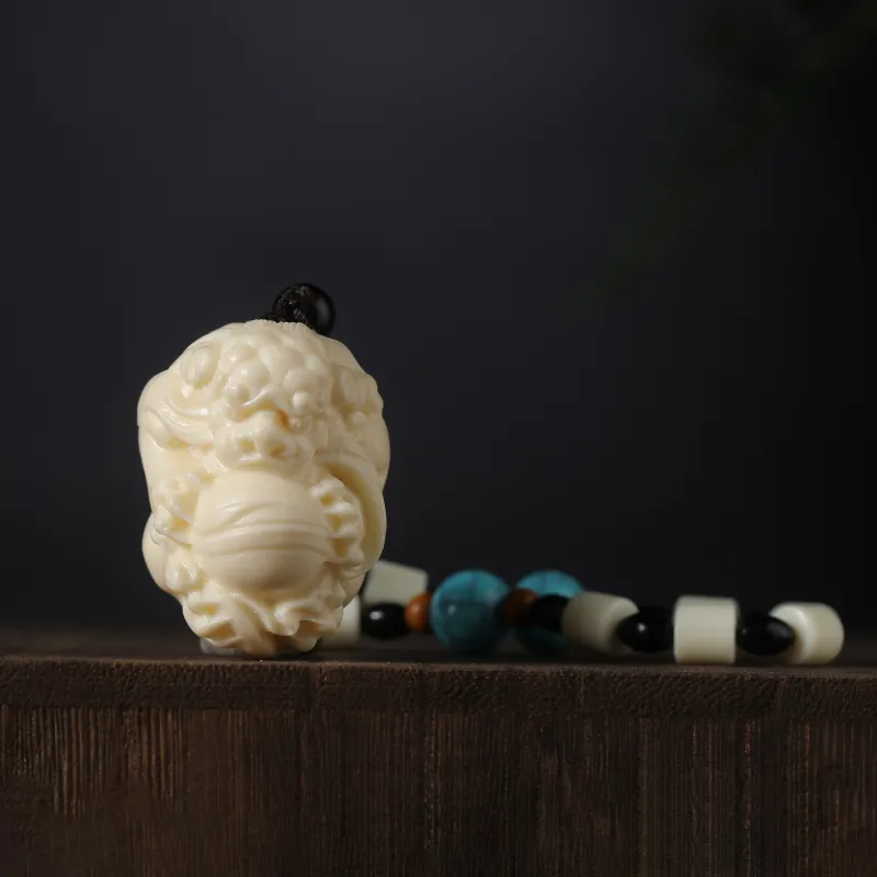 WUDE Ivory Nut Handlebar Piece Unisex-4