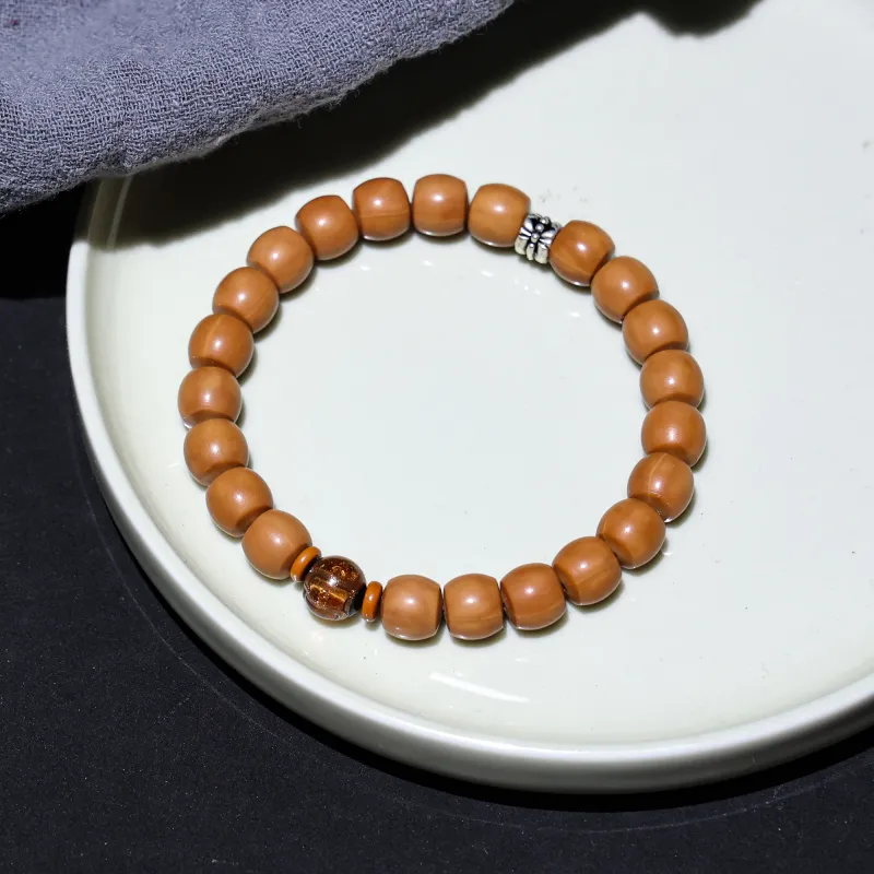 WUDE Monkey Head Walnut Wooden Bracelets Unisex-36