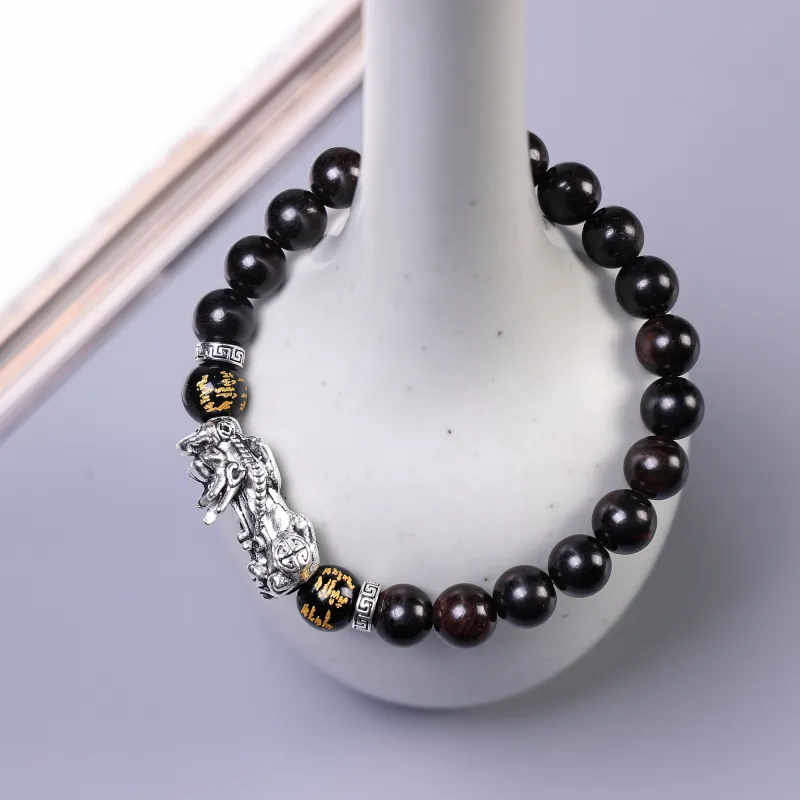 WUDE Ebony Wooden Bracelets Unisex-7