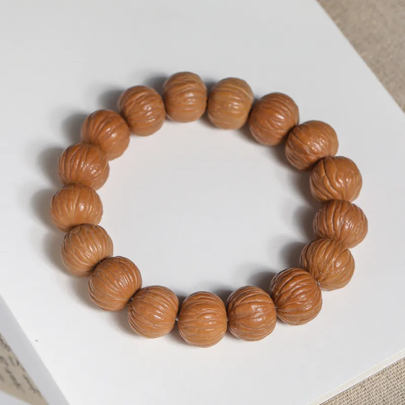 WUDE Monkey Head Walnut Bracelets Unisex-6