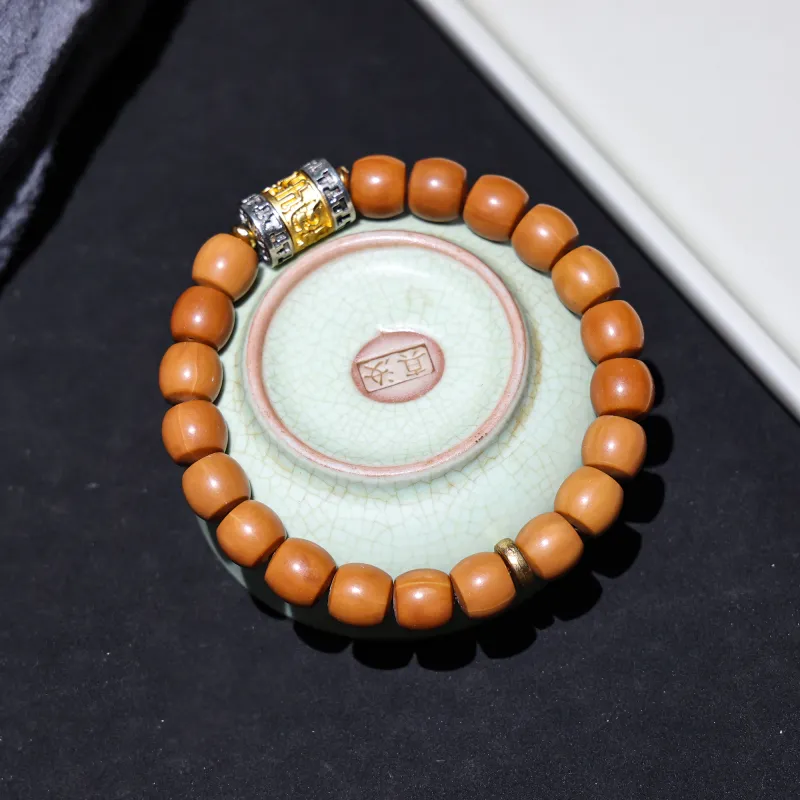WUDE Monkey Head Walnut Wooden Bracelets Unisex-82