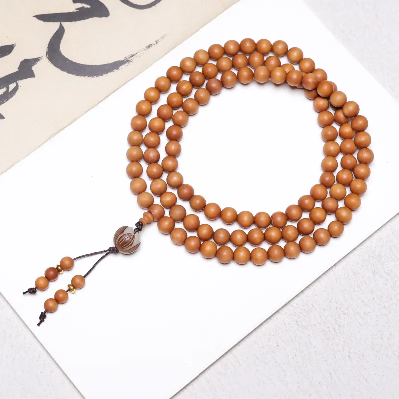 WUDE Barbie Sandalwood Wooden Bracelets Unisex-4