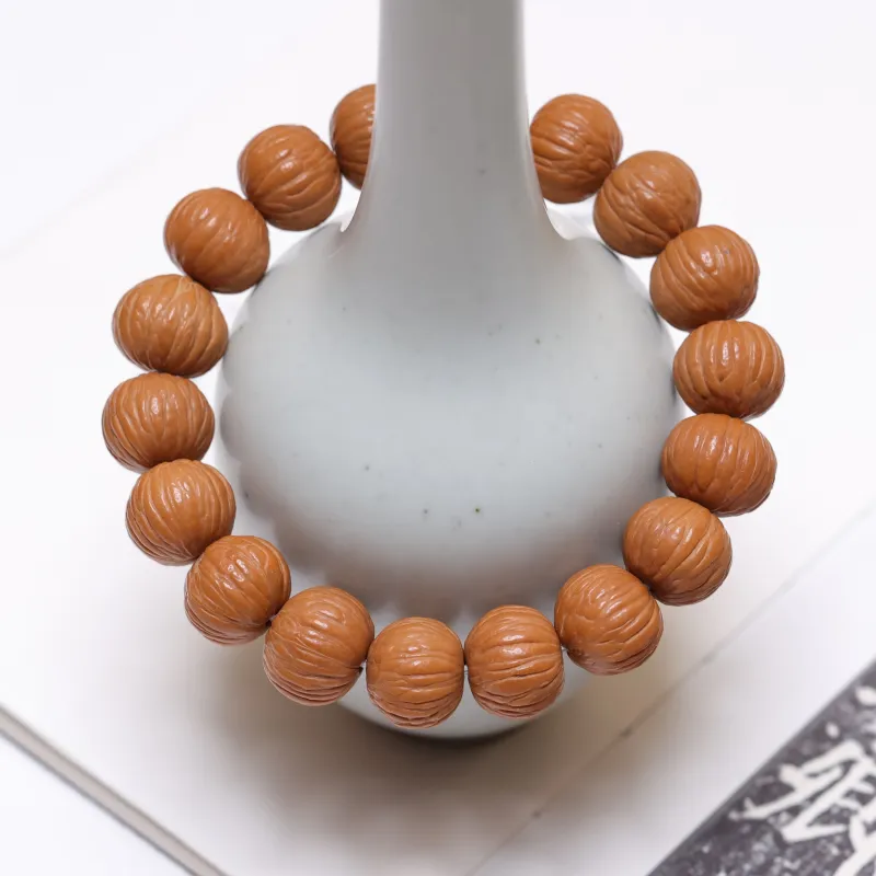 WUDE Monkey Head Walnut Bracelets Unisex-6