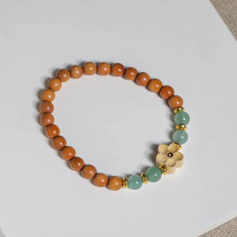 WUDE Barbie Sandalwood Wooden Bracelets Unisex-1