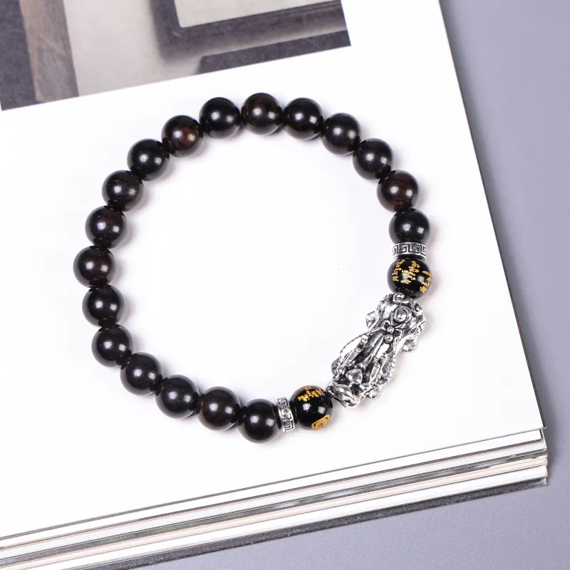 WUDE Ebony Wooden Bracelets Unisex-5