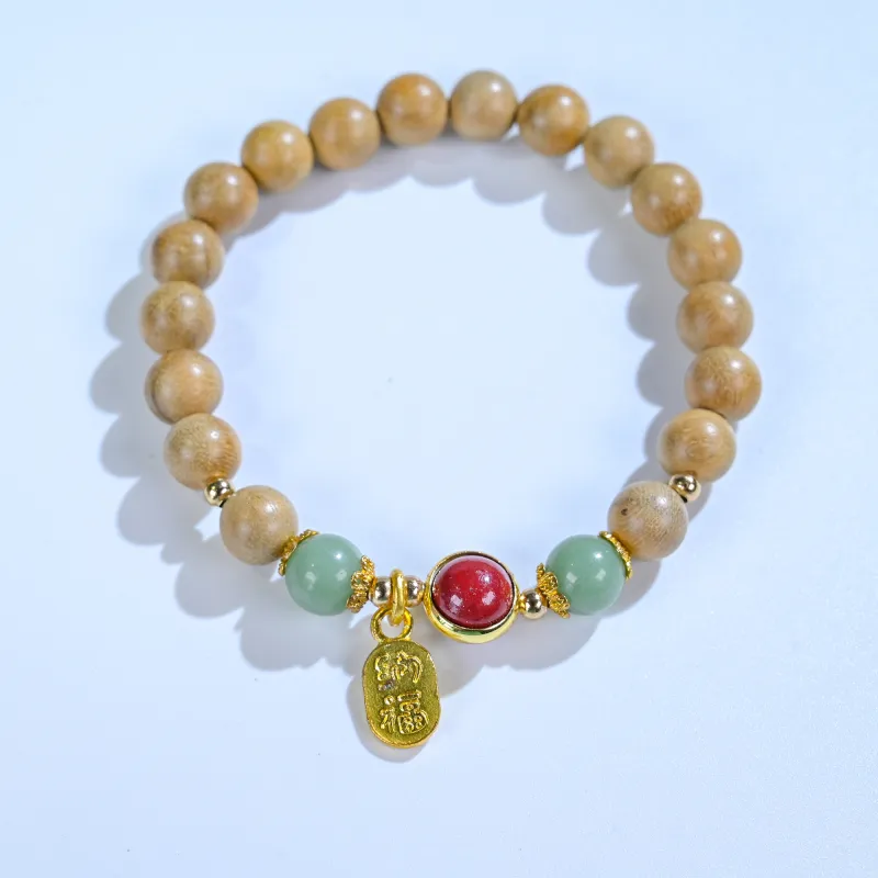 WUDE Milky Agarwood Bracelets Unisex-1