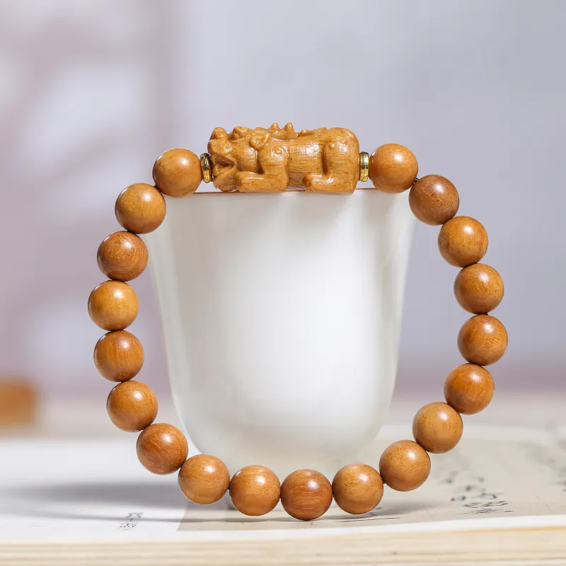 WUDE Barbie Sandalwood Wooden Bracelets Unisex-1