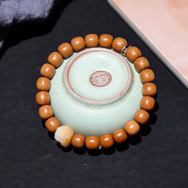 WUDE Monkey Head Walnut Wooden Bracelets Unisex-68